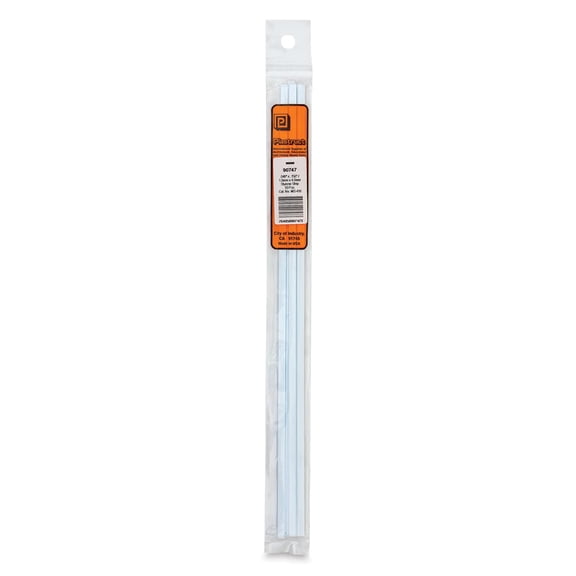 Plastruct Plastic Strip - Pkg of 10, 0.04" H × 0.156" W × 10" L