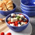 thumbnail image 4 of Open Box Stone Lain Constance 16-Piece Dinnerware Set Porcelain, Blue, 4 of 7