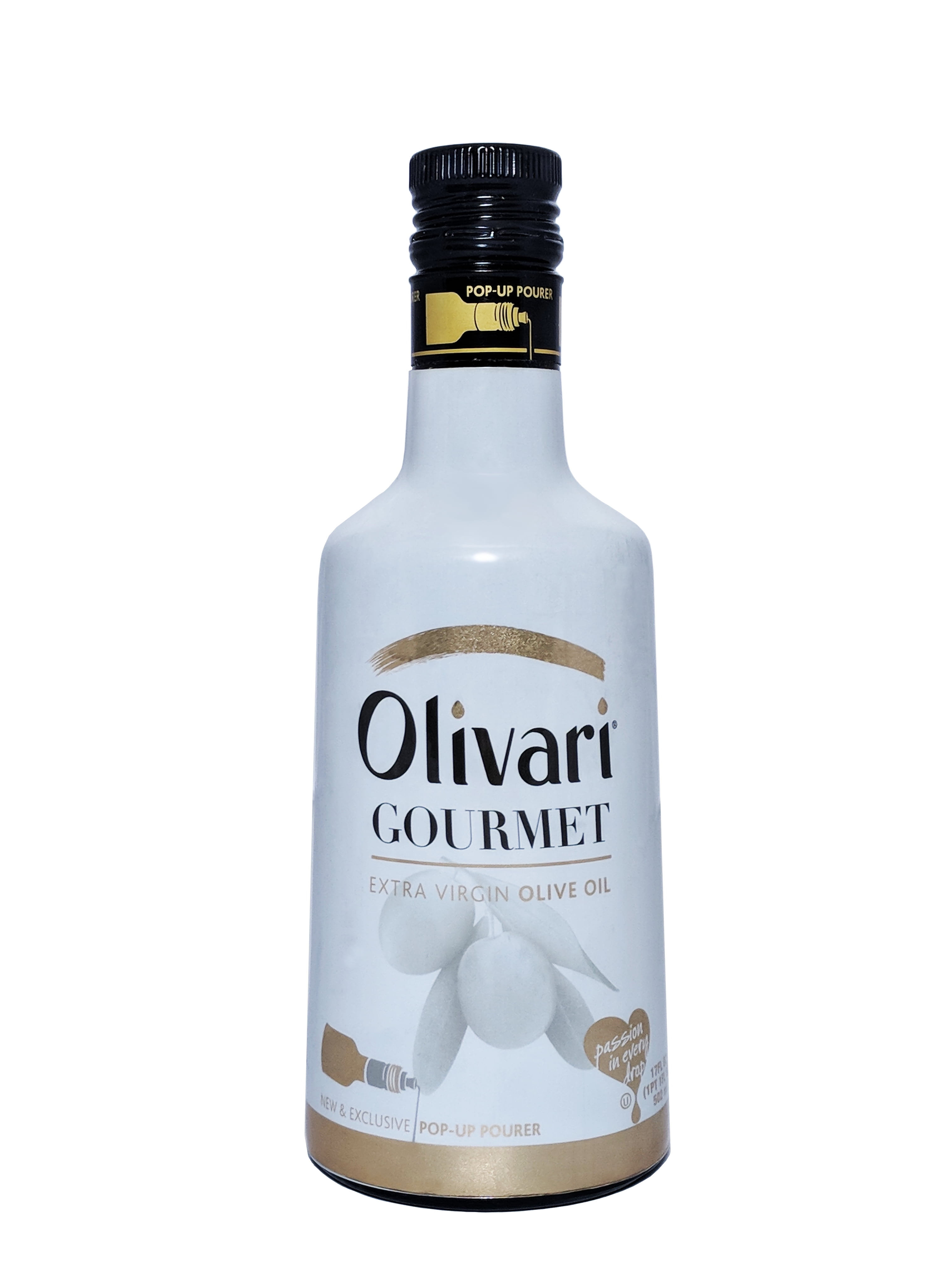 Olivari Gourmet Extra Virgin Olive Oil, NonGMO, 17 Oz