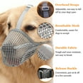 thumbnail image 3 of Cubrebocas para perros, cubrebocas para perros pequeños y medianos con malla suave, con cubrebocas protector ajustable, 3 of 6