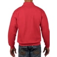 thumbnail image 2 of Gildan Men's and Big Men's 1/4 Zip Cotton Cadet Collar Sweatshirt, up to 2XL, 2 of 2