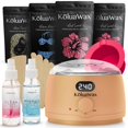 thumbnail image 1 of Kit de depilación KoluaWax Premium con calentador digital de cera 400 g, 1 of 8