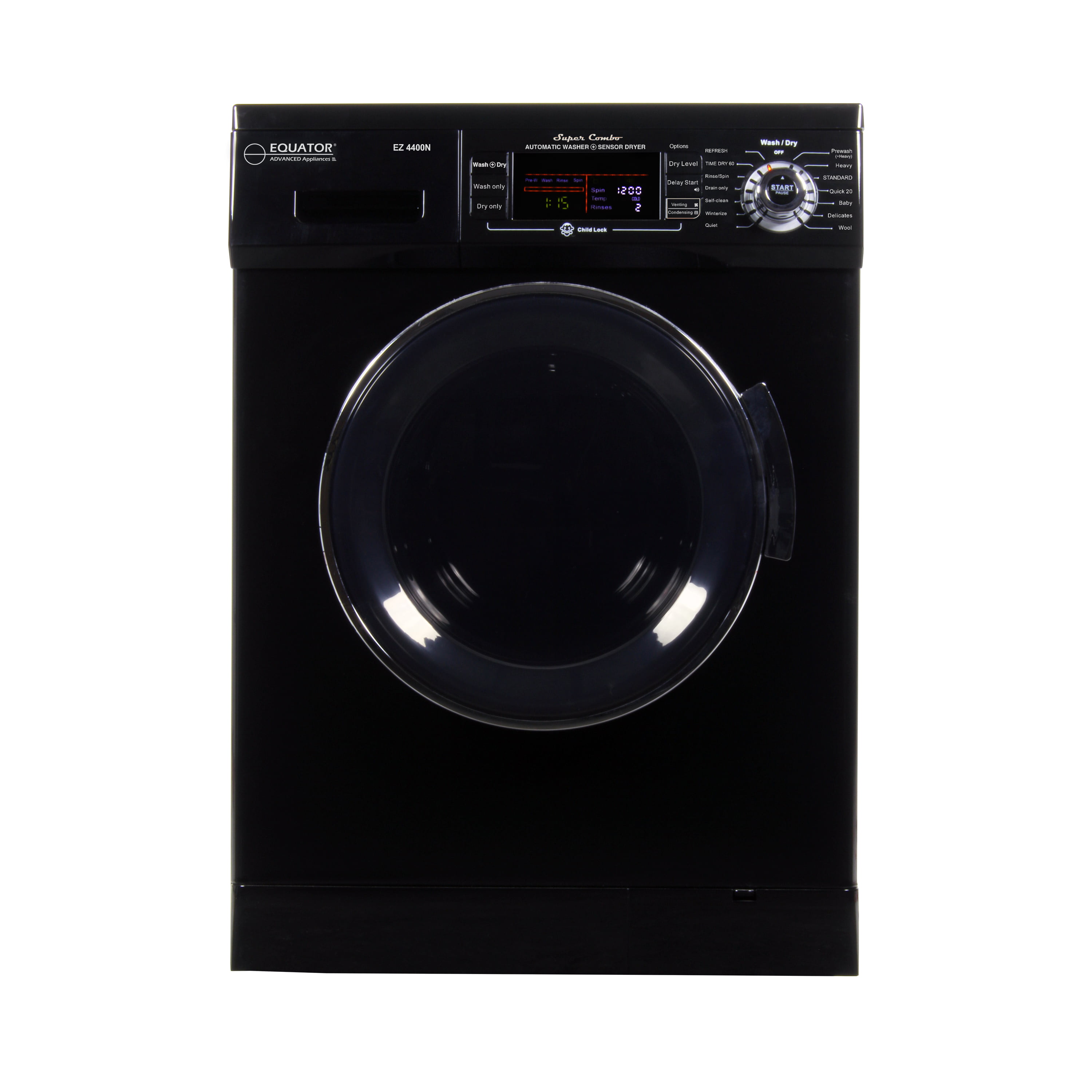 Black Washer And Dryer