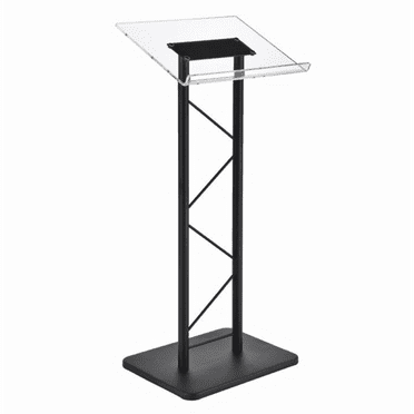 Kingdom KML15TA Modern & Stylish Acrylic and Metal Podium (43.4" Height)