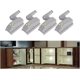 thumbnail image 3 of 16 Pack Cabinet Hinge Led Sensor Lights For Living Room/bedroom/wardrobe/kitchen Cabinets, Closet Night Light (warm White), 3 of 5