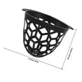 thumbnail image 2 of WHAMVOX 6Pcs Black Billiard Net Basket Made with Sturdy Tpe Material for Pool Table, 2 of 5