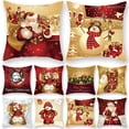 thumbnail image 2 of Funda de cojín navideña para decoración del hogar, adorno de Navidad, regalos de Navidad, Feliz Año Nuevo, 2023, 2024, 2 of 4