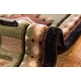 thumbnail image 3 of United Weavers Rustic Forest Aztec Diamond Multi Hand-Carved Area Rug or Runner, 3 of 9