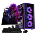 thumbnail image 1 of Xtreme PC Gaming AMD Radeon RX 6600 Ryzen 7 5700 32GB SSD 1TB Monitor 27 165Hz WIFI Violet, 1 of 6
