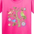 thumbnail image 4 of Inktastic Cozy Birds, Tree and and Flowers Youth T-Shirt, 4 of 5