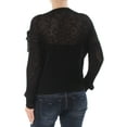 thumbnail image 4 of bar III Womens Ribbed Knit Sweater, Black, Small, 4 of 4