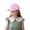 Hot Pink, variant on Krdevn Kids' Baseball Cap, Colorful Tie-Dye Sun Hat, Breathable Summer Adjustable Outdoor Trucker Cap for Girls,2-7 Years