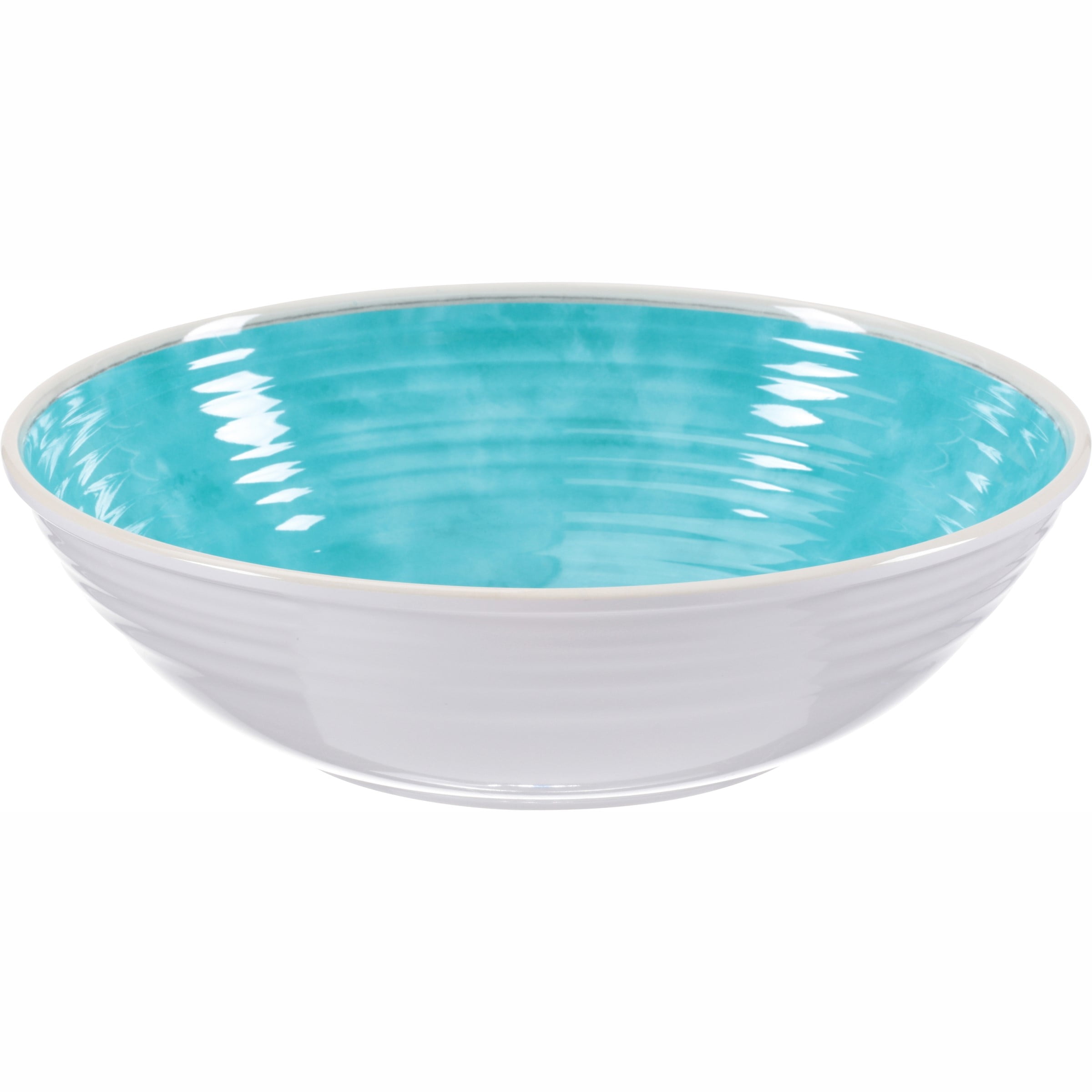 Better Homes & Gardens Outdoor Melamine Teal Serve Bowl