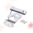 thumbnail image 3 of LEORX 1Set Silver Metal Guitar Tailpiece Bridge for Jazz Archtop Guitars Music Practice and Performance, 3 of 8