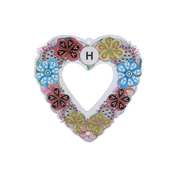 Colgante De Diamantes De Imitación De Bricolaje, Hermoso Colgante De Pintura De Diamantes De Imitación Brillante En Forma De Corazón Lindo Para Porche Para Balcón Para Ventana Cergrey DIY 5D Rhinestone Painting