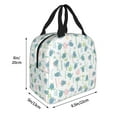 thumbnail image 2 of Bingfone Sea Turtle Print Lunch Bag Insulated Lunch Box, Small Leakproof Cooler Food Lunch Containers Reusable High Capacity Lunch Tote Bags for Work, Travel, Outdoor, 2 of 5