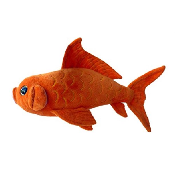 adore 16" bubbles the goldfish stuffed animal plush toy