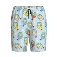 thumbnail image 6 of Daiia Frog In Mermaid Mens Woven Stretch Pajama Short,Short Pajama Pants-Small, 6 of 7