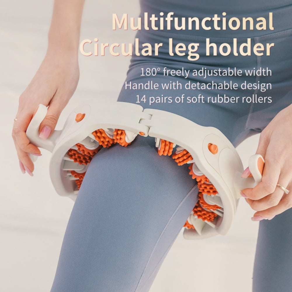 Nuvrek Deep Tissue Anti Cellulite Massage Roller for Fatigue Relief, Brick Red