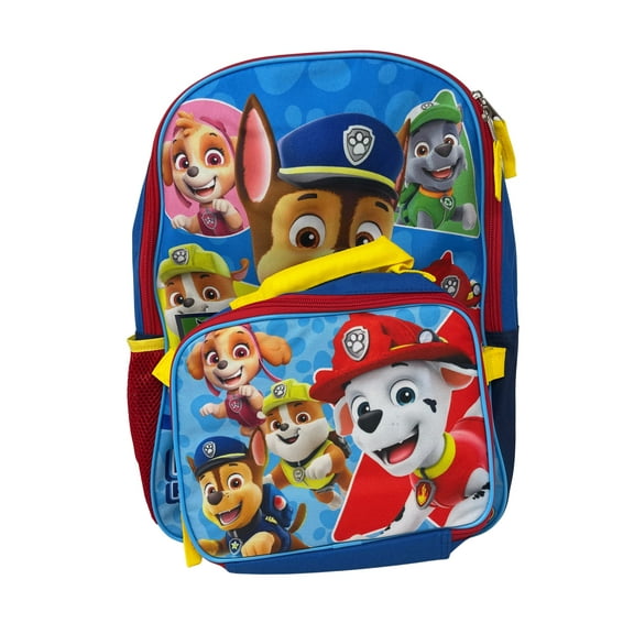 Paw Patrol 16" Backpack with Lunch Bag