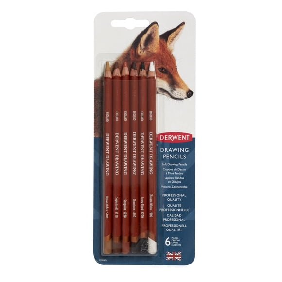 Lápices de Dibujo Derwent 5 mm Paquete de 6 Colores