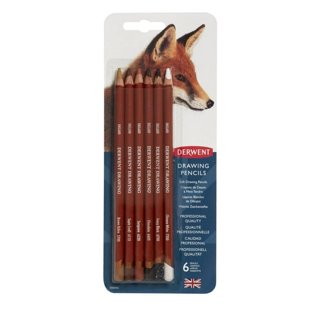 Lápices de Dibujo Derwent 5 mm Paquete de 6 Colores