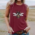 thumbnail image 2 of Plus Size Summer Tops For Women Cotton Tank Top Women Loose Fit Multi Pack Long Tunic Tops For Women To Wear With Leggings Black V Neck T Shirts For Women Plus, 2 of 4
