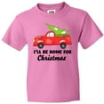 thumbnail image 3 of Inktastic I'll Be Home for Christmas Truck with Tree Youth T-Shirt, 3 of 5