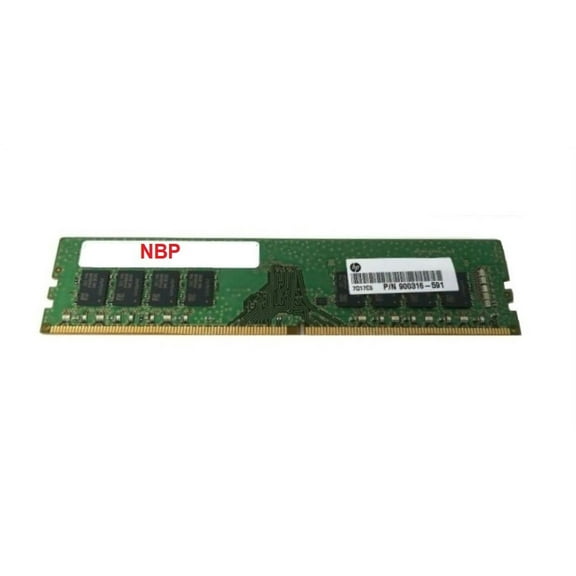 New Genuine HP 8GB PC4-19200 DIMM Memory Module 900316-591