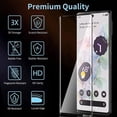thumbnail image 6 of UISHUSO Google Pixel 6 Pro Tempered Glass Screen Protector, 2 Pack, for Google Pixel 6 Pro 5G, 6 of 7