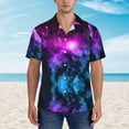 thumbnail image 3 of Romania Flag Mens Hawaiian Shirt Short Sleeve Casual Button Up Tropical Summer Beach Shirt, 3 of 9