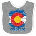 thumbnail image 3 of Inktastic Graffiti Colorado State Flag Boys or Girls Baby Bib, 3 of 4