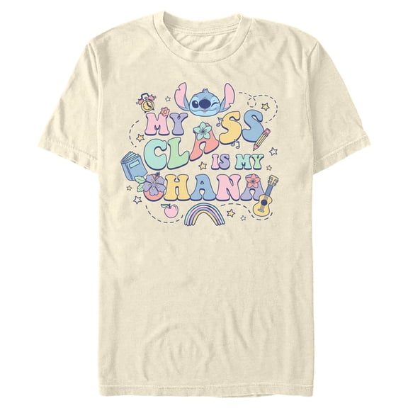 Mens Lilo & Stitch My Class Is My Ohana T Shirt