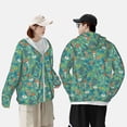 thumbnail image 4 of Lsque Mushrooms and Flowers UPF 50+ Lightweight Sun Protection Men's Women's Long Sleeve Shirt, Hoodie Performance -Large, 4 of 9