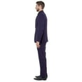 thumbnail image 2 of Eggplant Men's Ultra Slim-Fit 3pc Suit w/ Expandable Waistband, 2 of 4