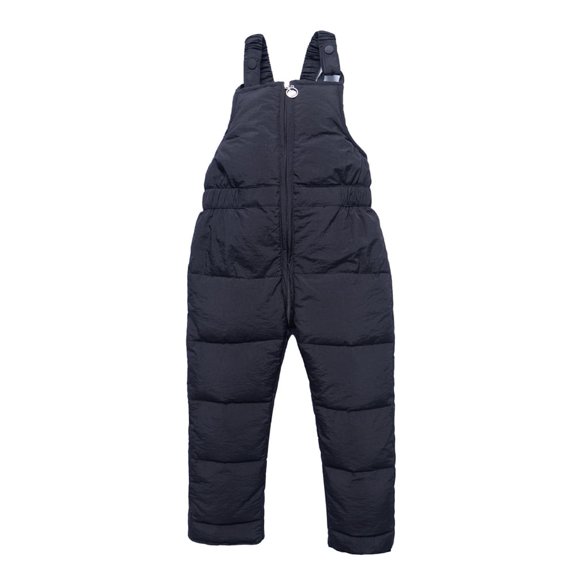 Toddler Snow Pants Kids Baby Boys Girls Winter Sleeveless Overalls Warm Lightweight Down Jumpsuit Zip Up Snowsuit 6 Months-4T
