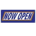 thumbnail image 1 of Now Open 13 oz Banner 13 oz Vinyl Banner With Metal Grommets, 1 of 4
