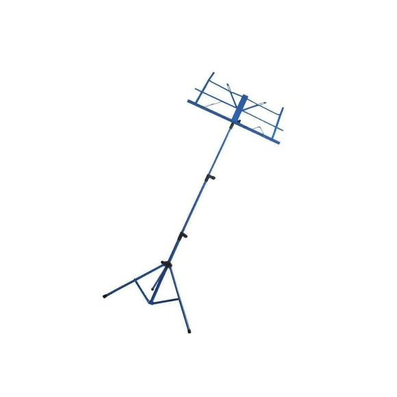Support de Partitions Pliant Portable Robuste avec Support de Musique Sac de Transport Robuste Bleu