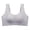 Grey, variant on Bra Women's Seamless Wireless Full Coverage T-Shirt Bra Comfort Side Support Smoothing Minimizer Bra S-XXXL