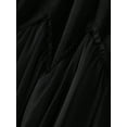 thumbnail image 4 of hirigin Women Long Skirt, Elegant Elastic Waist Tulle Patchwork Irregular Skirt for Casual Daily, 4 of 7