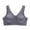 Dark Gray, variant on fatyb Everyday Bras for Women Plus Size Front Closure Bras No Underwire Full Coverage Womens Push up Bras