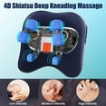 thumbnail image 5 of Neck Massager, 4D Shiatsu Back Massager with Heat - Cordless, 6 Kneading Nodes, 2 Heat Levels & 3 Intensities, Auto Timer, for Neck, Shoulder, Back Pain Relief, 5 of 9