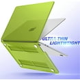 thumbnail image 2 of IBENZER Compatible with New 2025 2024 2023 MacBook Air 15 inch case M4 A3241 M3 A3113 M2 A2941 Hard Shell Case for Mac Air 15.3" Avocado Green, 2 of 8