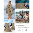 thumbnail image 5 of Black Beige Modern Beach Towels Oversized Super Absorbent, Abstract Art Retro Lightweight Bath Towel Quick Dry Sets For Bathroom/Pool/Rv Camping/Beach Play/Gym Room/Picnic 23"x47", 5 of 8