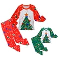 thumbnail image 2 of Conjunto de pijamas de manga larga para niños y niñas, ropa de dormir para bebés, otoño, 2 of 4