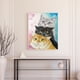 thumbnail image 5 of Kit de pintura por números de tres gatos, pintura acrílica DIY sobre lienzo, 5 of 9