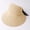 Beige, variant on Under 5$ Hot Sales Summer Sales Summer Beach Top Able Open Hat Wide Visor Roll Fold Sun Up Cap Women Baseball Caps Pink One Size