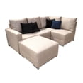 thumbnail image 1 of Sala Esquinera El Bazar Store Frigg Beige 230x150 cm Tela Lino Nacional Modular, 1 of 5