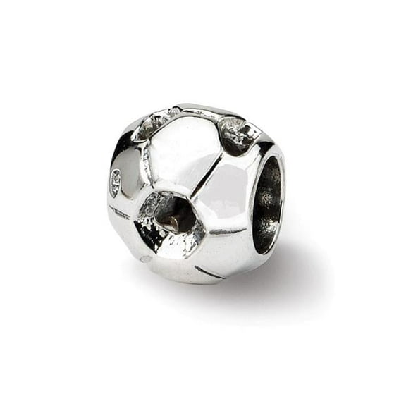 Sterling Silver Reflections Soccer Ball Bead