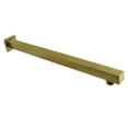 thumbnail image 3 of Kingston Brass  Claremont 15-3/4-Inch Rain Drop Shower Arm with Flange Polished Brass Brushed, 3 of 5